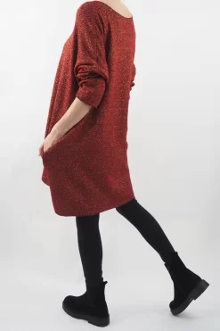 Made In Italy Shimmer Me Softly Dress Deep Rouge 11 Made In Italy Shimmer Me Softly Dress Deep Rouge -Fashion Women's Store made in italy shimmer me softly dress deep rouge3.jpg