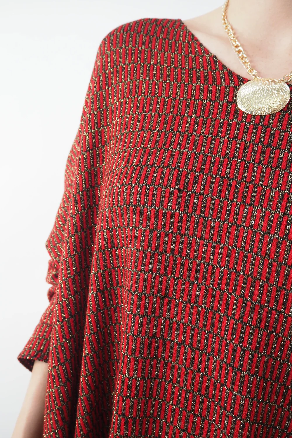 Made In Italy Shimmer Me Softly Dress Deep Rouge 7 Made In Italy Shimmer Me Softly Dress Deep Rouge - Image 5