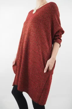 Made In Italy Shimmer Me Softly Dress Deep Rouge 15 Made In Italy Shimmer Me Softly Dress Deep Rouge -Fashion Women's Store made in italy shimmer me softly dress deep rouge8.jpg