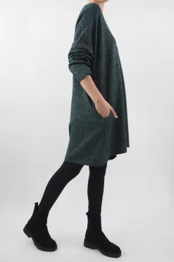 Made In Italy Shimmer Me Softly Dress Prussian -Fashion Women's Store made in italy shimmer me softly dress prussian2.jpg