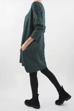 Made In Italy Shimmer Me Softly Dress Prussian -Fashion Women's Store made in italy shimmer me softly dress prussian3.jpg