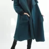 Made In Italy Skandi Blanket Coat Malachite -Fashion Women's Store made in italy skandi blanket coat malachite01.jpg