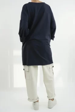 Made In Italy Tali Pull Tie Top Ink -Fashion Women's Store made in italy tali pull tie top ink03.jpg