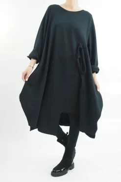 Made In Italy Tokyo Tie Dress Black 9 Made In Italy Tokyo Tie Dress Black -Fashion Women's Store made in italy tokyo tie dress black04.jpg