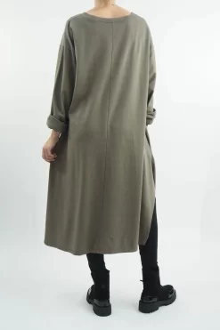 Made In Italy Tokyo Tie Dress Mushroom -Fashion Women's Store made in italy tokyo tie dress mushroom03.jpg