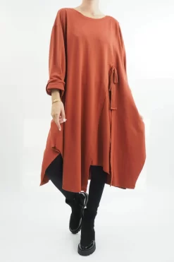 Made In Italy Tokyo Tie Dress Paprika