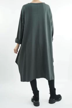 Made In Italy Tokyo Tie Dress Shadow Grey 8 Made In Italy Tokyo Tie Dress Shadow Grey -Fashion Women's Store made in italy tokyo tie dress shadow03.jpg 1