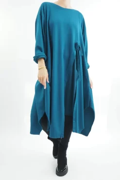 Made In Italy Tokyo Tie Dress Teal