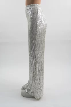 Made In Italy Trinny Shimmer Palazzo Trouser Ecru -Fashion Women's Store made in italy trinny shimmer palazzo trouser ecru202.jpg