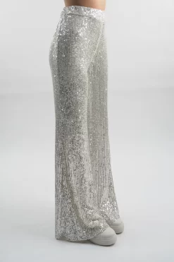 Made In Italy Trinny Shimmer Palazzo Trouser Ecru -Fashion Women's Store made in italy trinny shimmer palazzo trouser ecru203.jpg