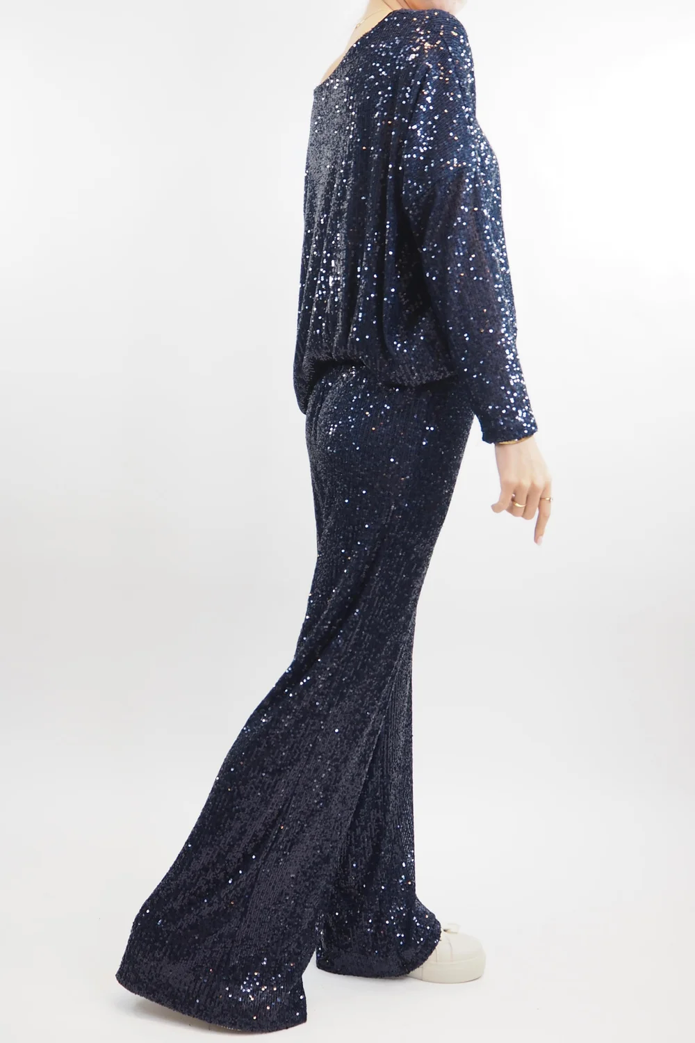 Made In Italy Trinny Shimmer Top Midnight 4 Made In Italy Trinny Shimmer Top Midnight - Image 2