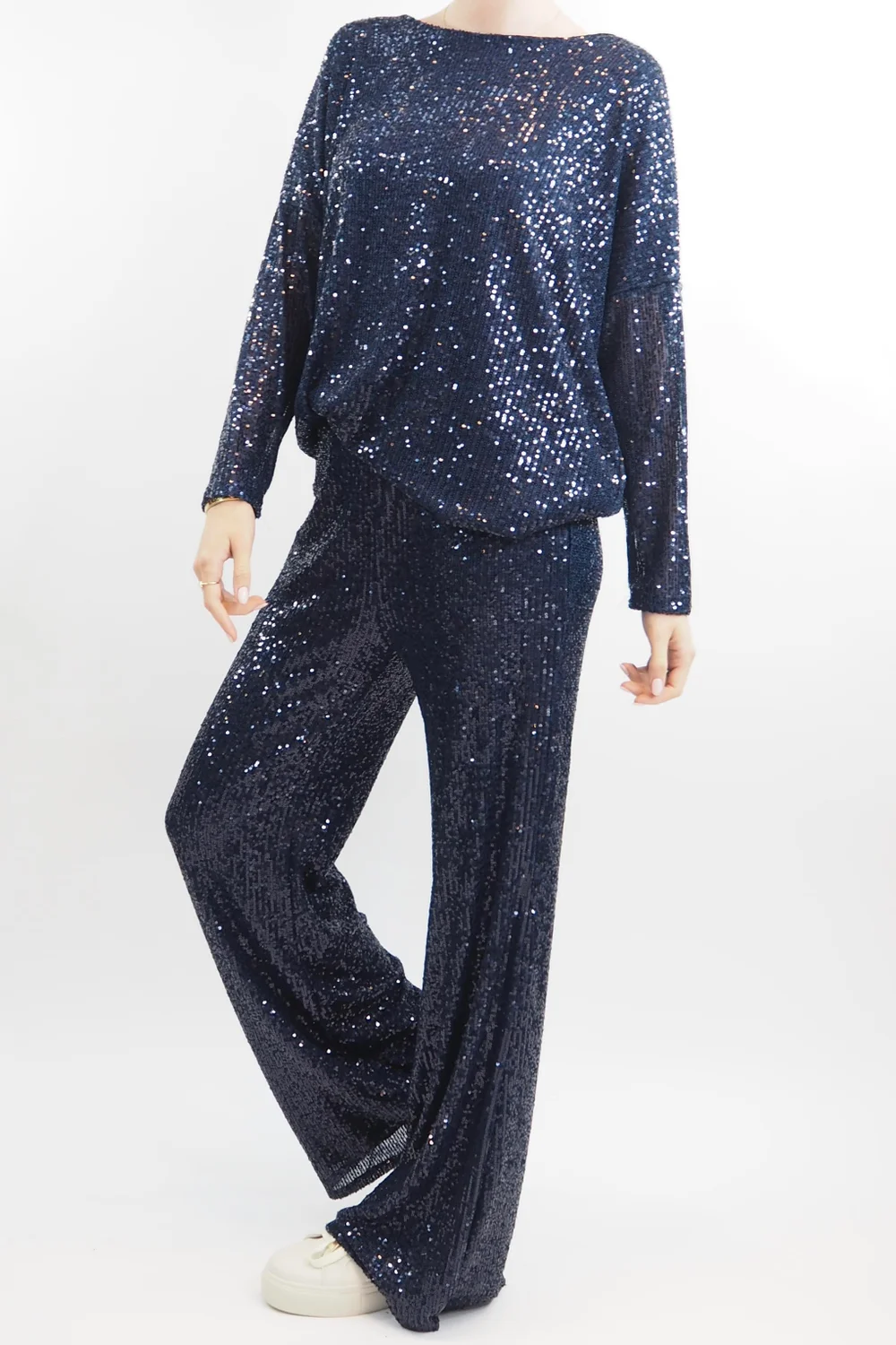 Made In Italy Trinny Shimmer Top Midnight 6 Made In Italy Trinny Shimmer Top Midnight - Image 4