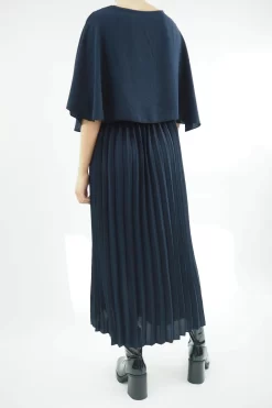 Made In Italy Zeta Cape Dress Ink -Fashion Women's Store made in italy zeta cape dress ink203.jpg