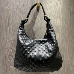 Malini Anna Black Pyramid Raised Stud Boho Bucket Shape Leather Bag -Fashion Women's Store malini anna black pyramid raised stud boho bucket shape leather bag p7556 26088 zoom