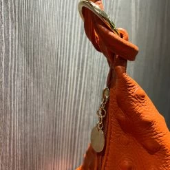 Malini Anna Burnt Orange Pyramid Raised Stud Boho Bucket Shape Leather Bag -Fashion Women's Store malini anna burnt orange pyramid raised stud boho bucket shape leather bag p7557 26092 zoom