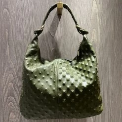 Malini Anna Olive Pyramid Raised Stud Boho Bucket Shape Leather Bag -Fashion Women's Store malini anna olive pyramid raised stud boho bucket shape leather bag p7558 26097 zoom
