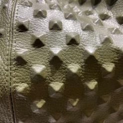 Malini Anna Olive Pyramid Raised Stud Boho Bucket Shape Leather Bag -Fashion Women's Store malini anna olive pyramid raised stud boho bucket shape leather bag p7558 26098 zoom