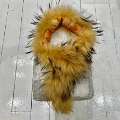 Malini Annabelle Amber Luxuriously Soft Fur Collar