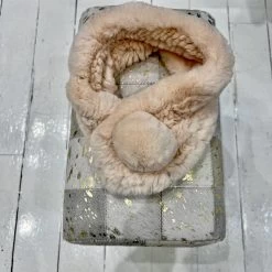 Malini Bella Blush Cream Luxuriously Soft Fur Collar -Fashion Women's Store malini bella blush cream luxuriously soft fur collar p5338 26790 zoom