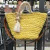 Malini Bella Yellow Hand Made Straw Basket Bag -Fashion Women's Store malini bella yellow hand made straw basket bag p6487 21747 zoom