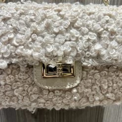 Malini Bey Oatmeal Crossbody Boucle Bag -Fashion Women's Store malini bey oatmeal crossbody boucle bag p7658 26346 zoom