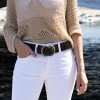 Malini Dani Black Suede Rib Buckle Belt -Fashion Women's Store malini dani black suede rib buckle belt p7544 26056 zoom