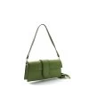 Malini Jacqui Olive Leather Cross Body Bag