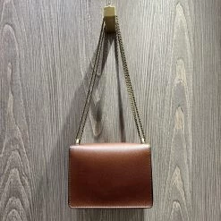 Malini Lillian Brown Leather Horseshoe Buckle Bag -Fashion Women's Store malini lillian brown leather horseshoe buckle bag p7660 26364 zoom