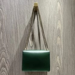 Malini Lillian Forest Green Leather Horseshoe Buckle Bag -Fashion Women's Store malini lillian forest green leather horseshoe buckle bag p7662 26372 zoom