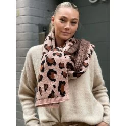 Malini Lucille Multi Eco Friendly Leopard Scarf -Fashion Women's Store malini lucille multi eco friendly leopard scarf p6173 20466 zoom