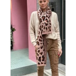 Malini Lucille Multi Eco Friendly Leopard Scarf -Fashion Women's Store malini lucille multi eco friendly leopard scarf p6173 20467 zoom