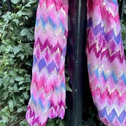Malini Misso Pink Printed Neck Scarf -Fashion Women's Store malini misso pink printed neck scarf p7198 24939 zoom