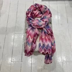Malini Misso Pink Printed Neck Scarf
