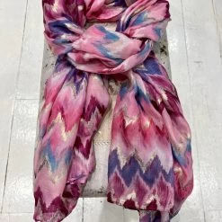 Malini Misso Pink Printed Neck Scarf -Fashion Women's Store malini misso pink printed neck scarf p7198 26788 zoom