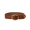 Malini Plaited Tan Leather Belt -Fashion Women's Store malini plaited tan leather belt p7547 26060 image
