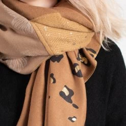 Malini Rosa Tan Soft Touch Square Scarf 9 Malini Rosa Tan Soft Touch Square Scarf -Fashion Women's Store malini rosa tan soft touch square scarf p5719 18389 zoom