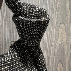 Malini Siena Black Sparkle Knot Handle Bag -Fashion Women's Store malini siena black sparkle knot handle bag p7553 26085 zoom