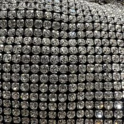 Malini Siena Silver Sparkle Knot Handle Bag -Fashion Women's Store malini siena silver sparkle knot handle bag p7555 26094 zoom