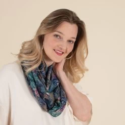 Malini Snood - Floral + Animal Print