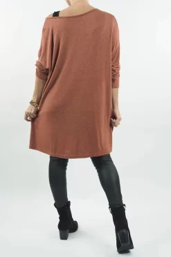 Made In Italy Knotty Nora Fine Knit Top Soft Cognac 7 Made In Italy Knotty Nora Fine Knit Top Soft Cognac -Fashion Women's Store the made in italy knotty nora fine knit soft cognac 3.jpg