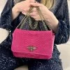 Vimoda Betty Hot Pink Dragonfly Clasp Leather Bag -Fashion Women's Store vimoda betty hot pink dragonfly clasp leather bag p7063 24281 zoom