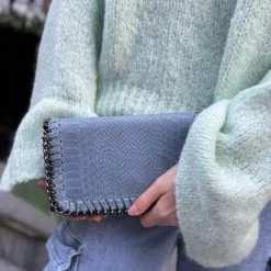 Vimoda Sasha Denim Leather Cross Body Chain Croc Bag -Fashion Women's Store vimoda sasha denim leather cross body chain croc bag p7183 25038 image