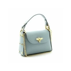 Vimoda Valencia Powder Blue Leather Stud Cross Body Bag -Fashion Women's Store vimoda valencia powder blue leather stud cross body bag p7188 25032 image